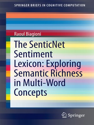 cover image of The SenticNet Sentiment Lexicon